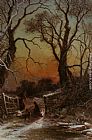 George Augustsus Williams The Paddock Gate painting